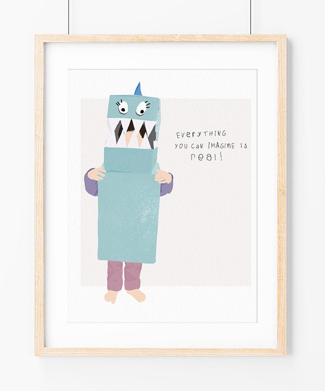 Dinossauro de cartão - Posters Catita illustrations