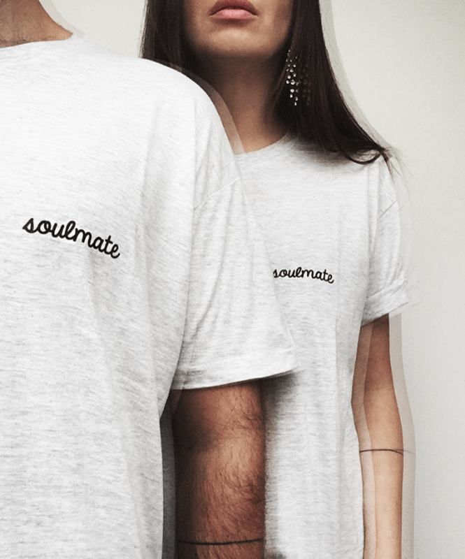 T-Shirt Unisexo Soulmate - T-shirts Catita illustrations