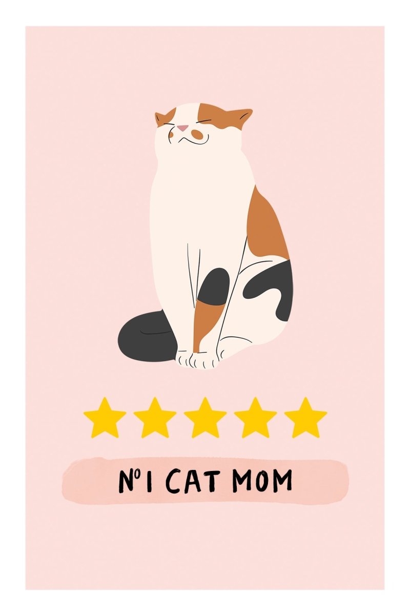 Postal "N1 Cat Mom" - Postais Catita illustrations