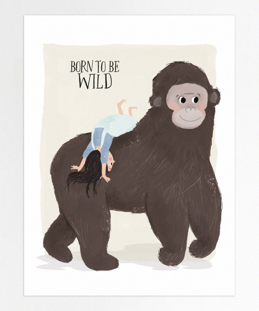 Born to be wild - Posters Catita illustrations
