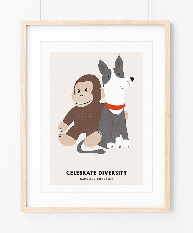 Celebrar a Diversidade - Posters Catita illustrations