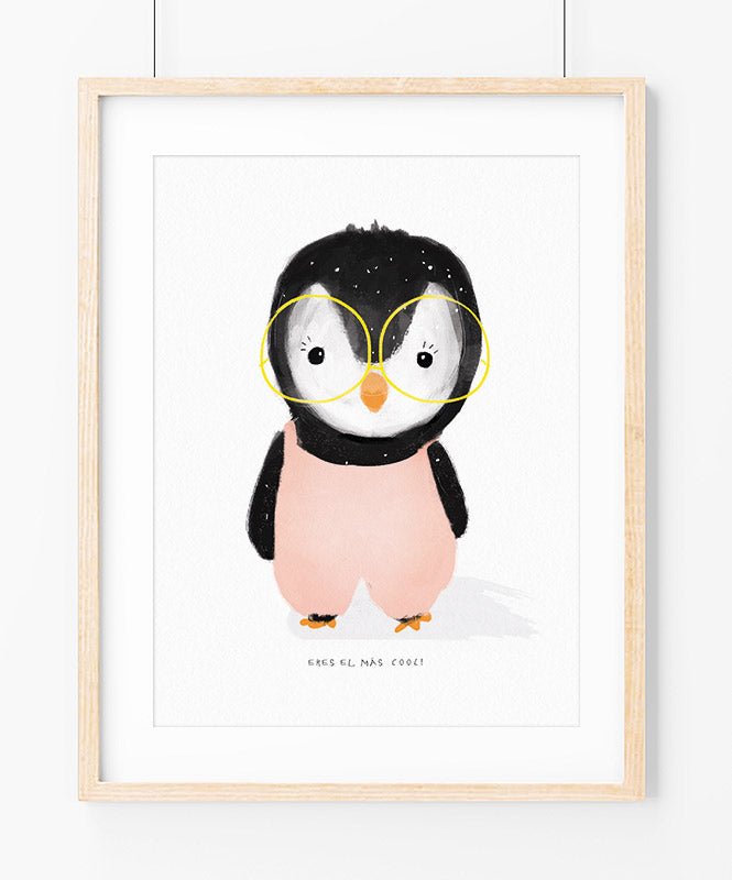 Cool Penguin Poster - Posters Catita illustrations