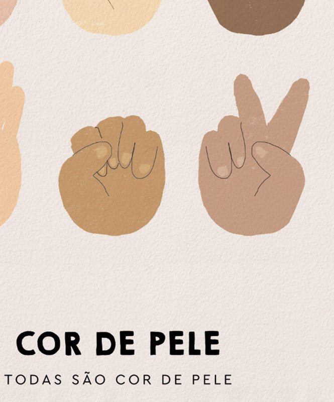 Cor de Pele - Posters Catita illustrations