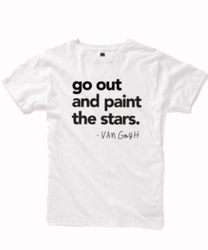Go out and paint the stars - T-shirts Catita illustrations