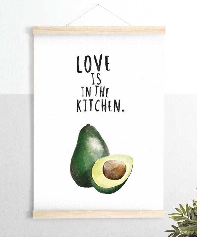 Love is in the kitchen - Posters Catita illustrations