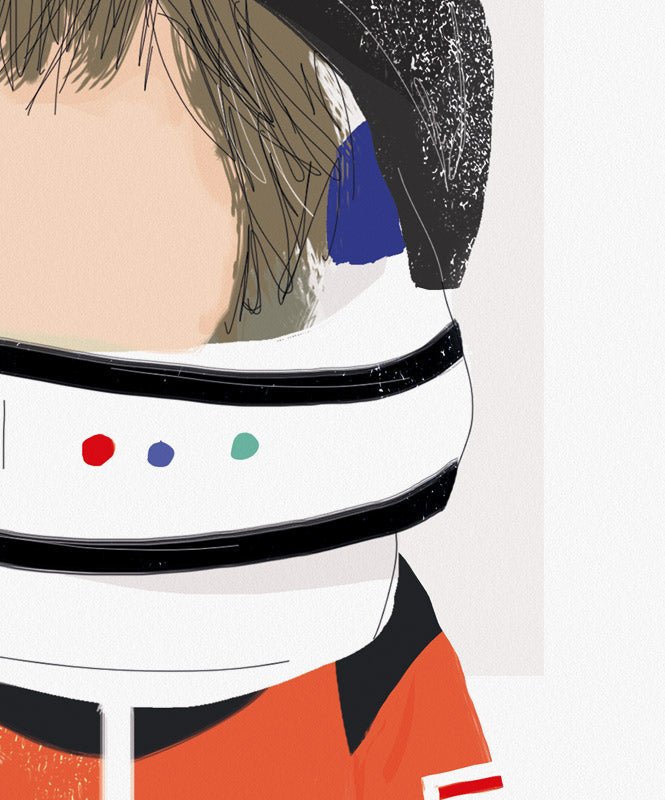 Poster de Astronauta - Posters Catita illustrations