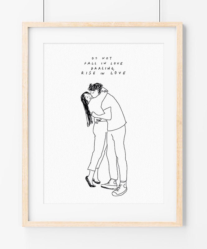 Poster Rise in Love - Posters Catita illustrations