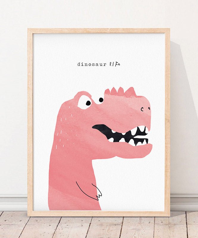Poster Vida de dinossauro - Posters Catita illustrations