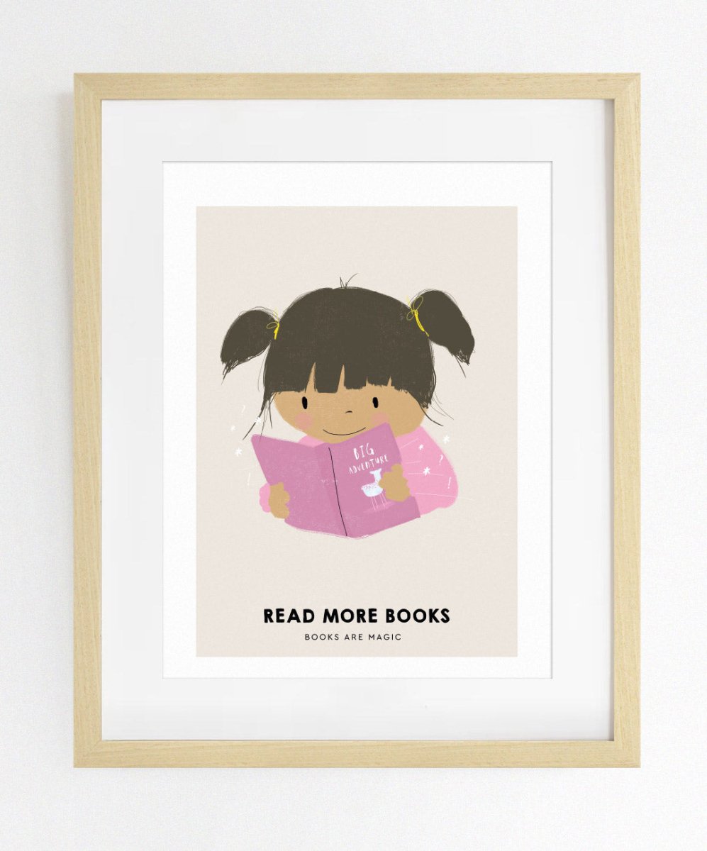 Read More Books - Posters Catita illustrations