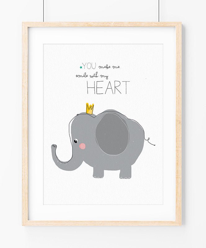 Rei Elefante - Posters Catita illustrations