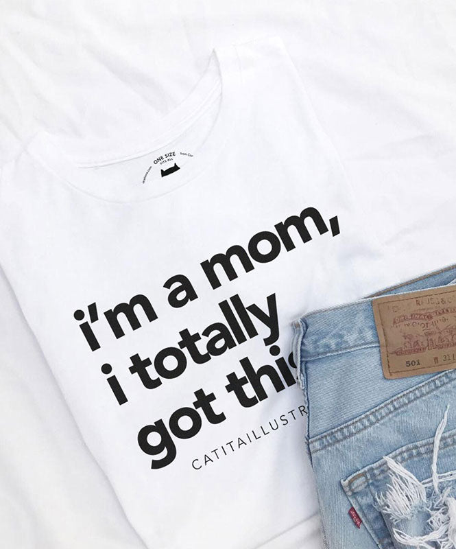 T-Shirt I'm a Mom - T-shirts Catita illustrations