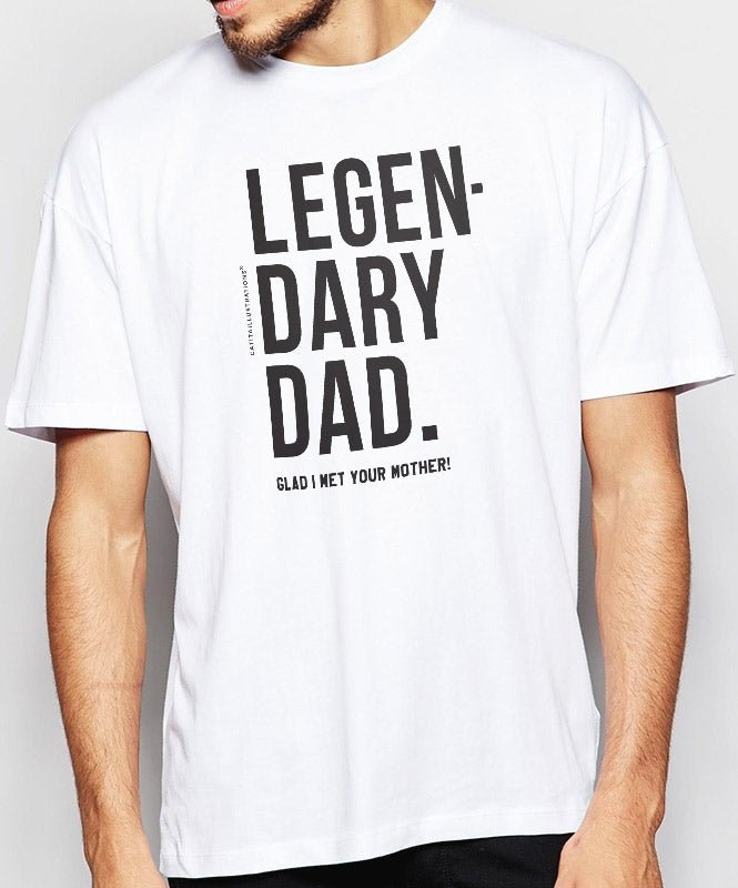 T-Shirt Legendary Dad - T-shirts Catita illustrations