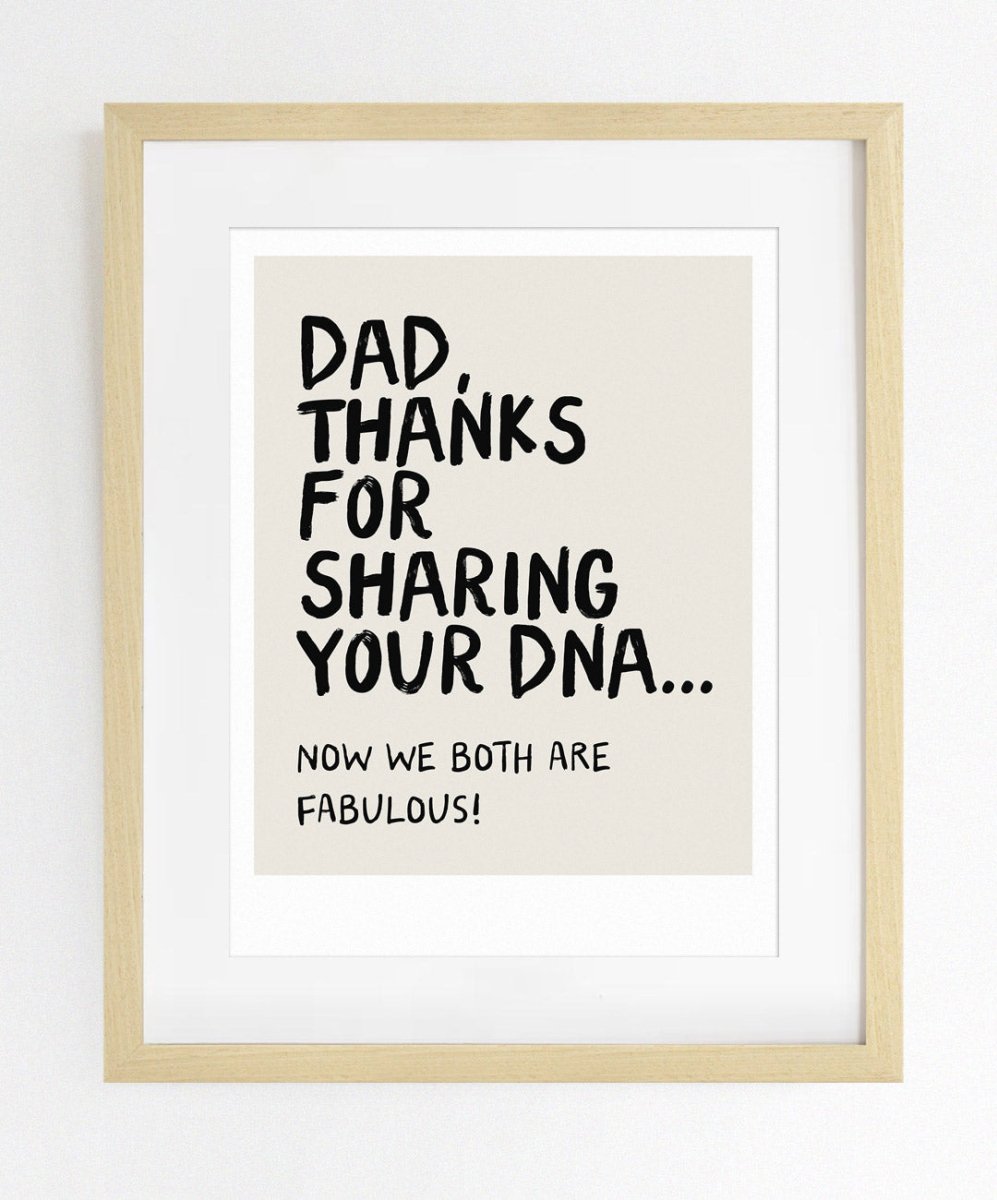 Thanks for sharing your DNA - Posters Catita illustrations