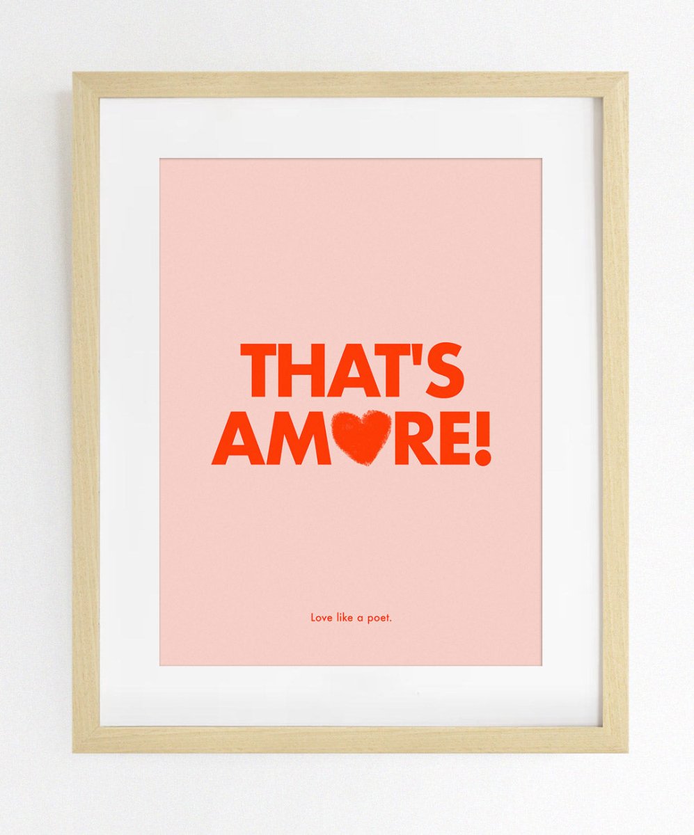 That's Amore - Posters Catita illustrations