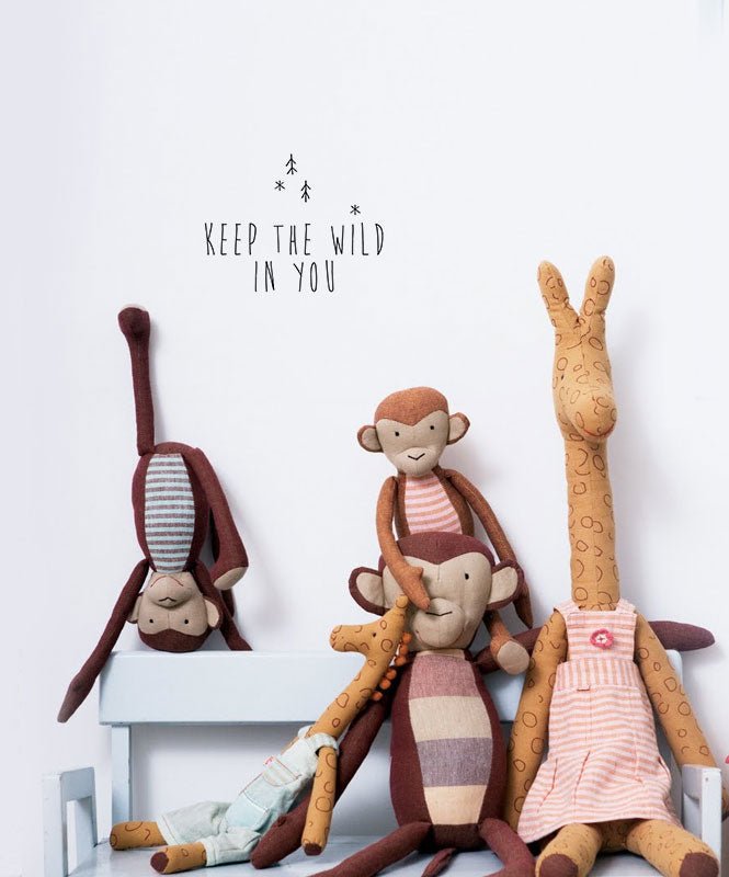 Vinil Keep the wild in You - Vinis de Parede Catita illustrations