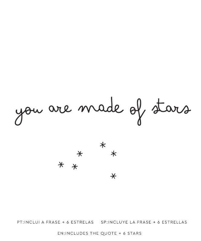 Vinil You are made of Stars - Vinis de Parede Catita illustrations