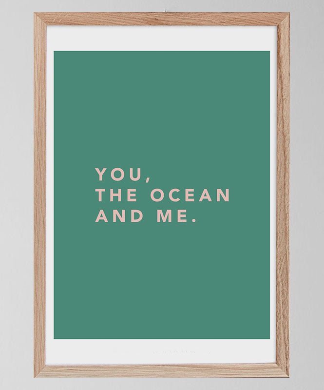 You, the Ocean and Me - Posters Catita illustrations